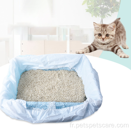 Doublure de bac à litière pour chat produits de nettoyage pour animaux de compagnie chat